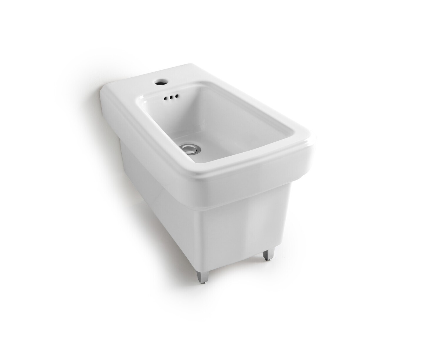 Bleu Provence - So Fifties Metallfüsse für WC/Bidet