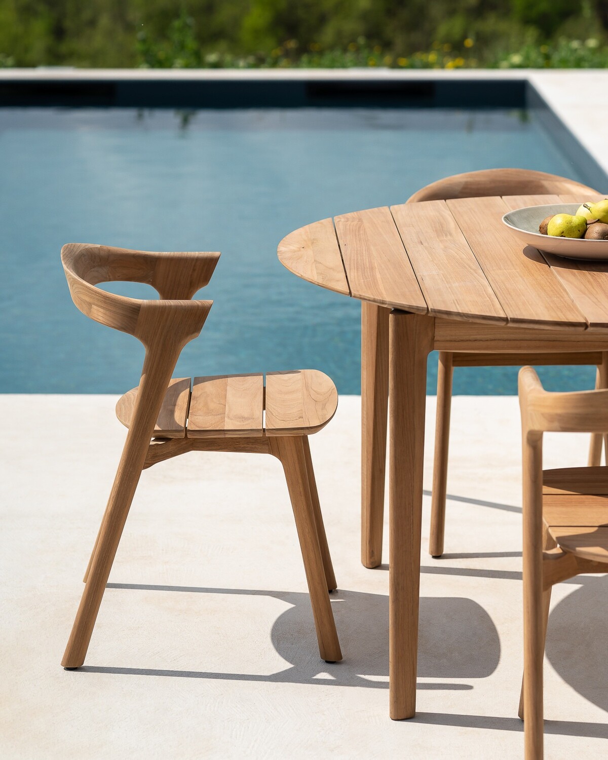 Ethnicraft - Bok Tisch Outdoor - Teak, rund