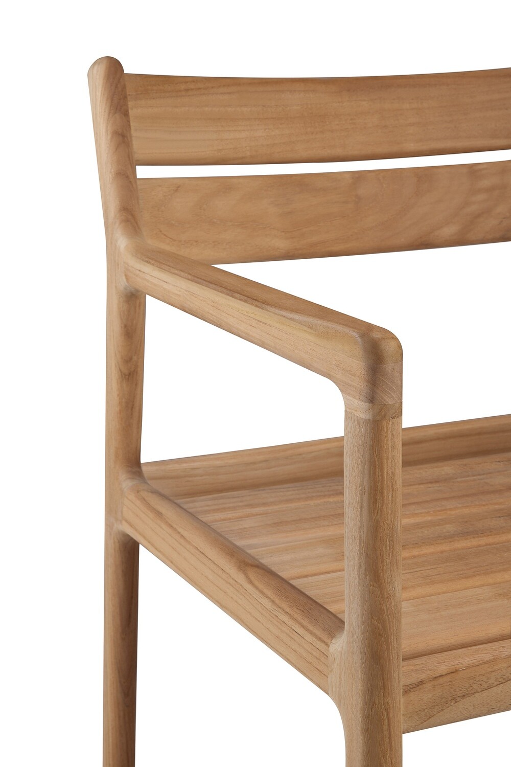 Ethnicraft - Jack Stuhl Outdoor, mit Armlehne - Teak