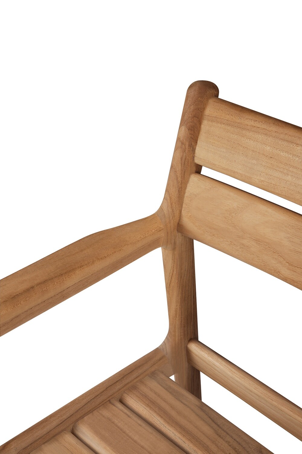 Ethnicraft - Jack Stuhl Outdoor, mit Armlehne - Teak