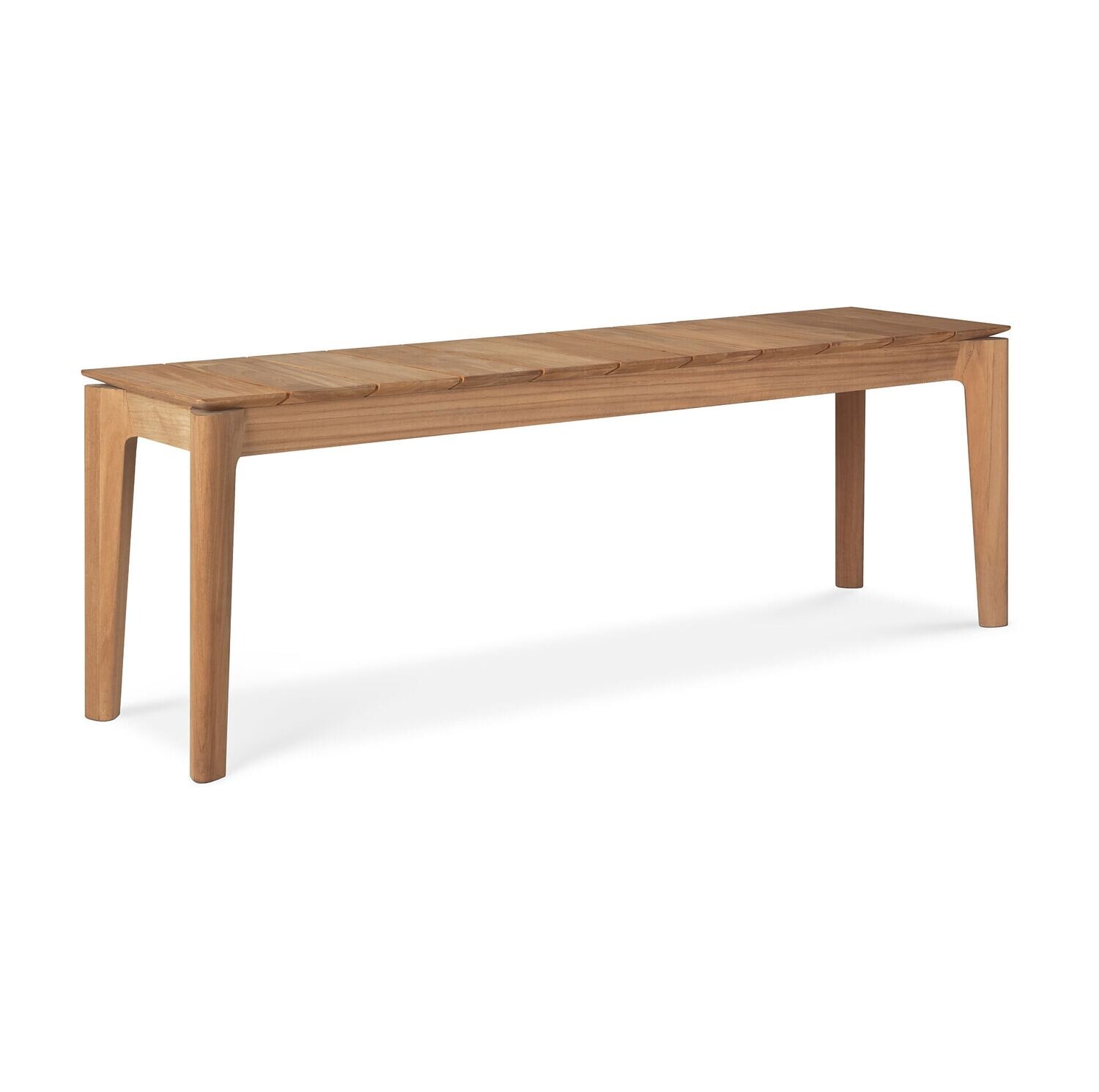 Ethnicraft - Bok Bank Outdoor - Teak, Länge: 137cm, Kissen: Kein Kissen
