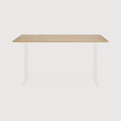 Ethnicraft - Bok Plateau pour bureau ajustable - Chêne