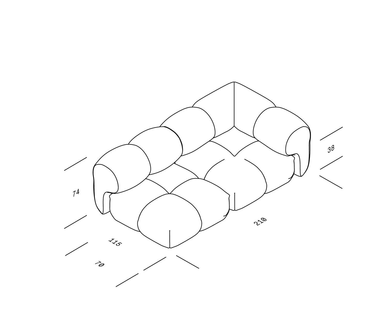 OUT - SANDER Sofa - Design 03