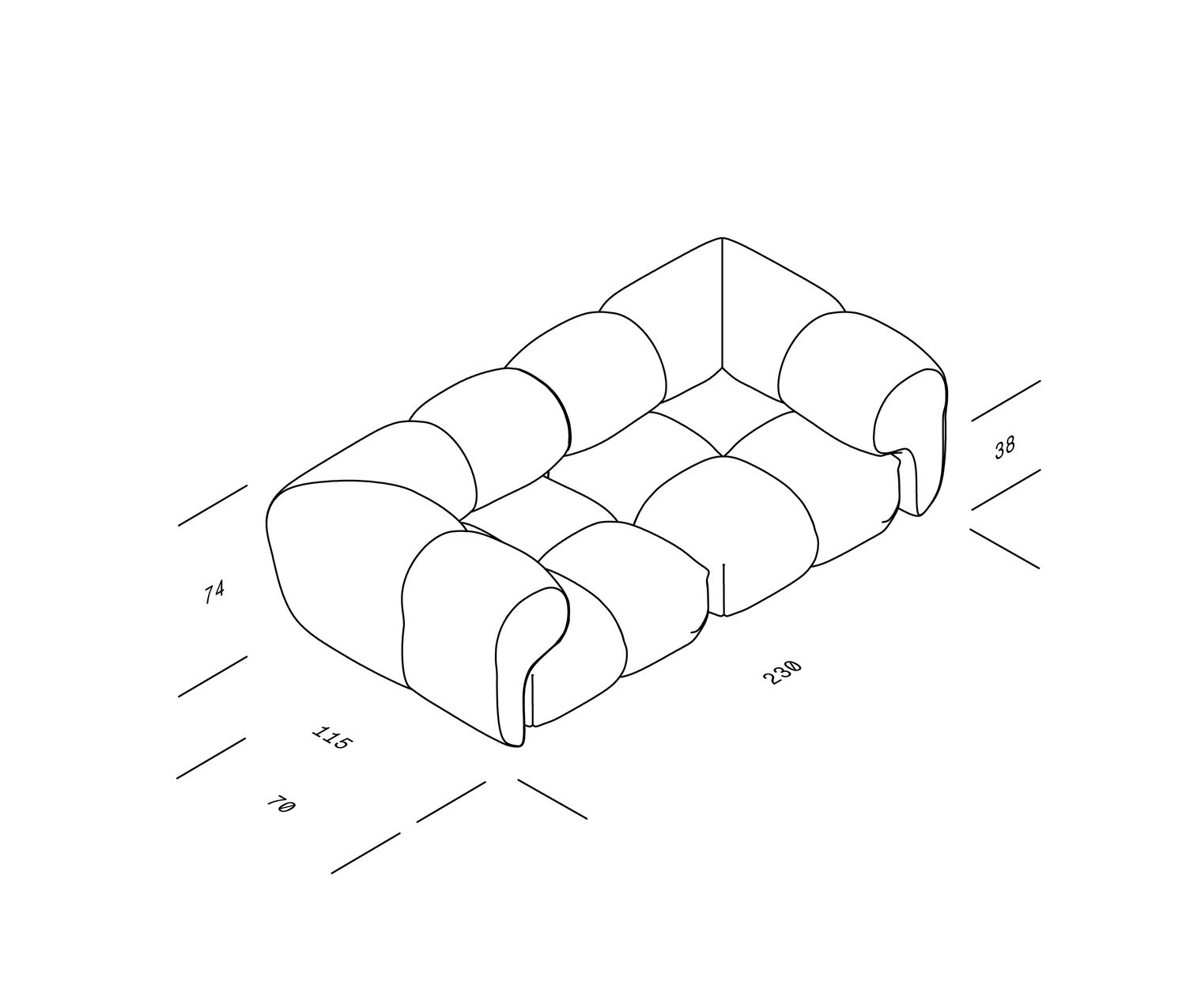 OUT - SANDER Sofa - Design 04