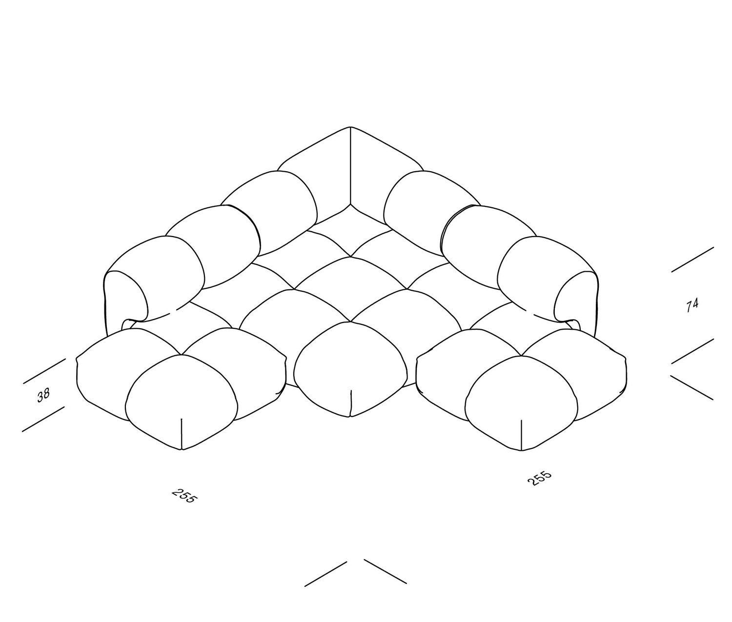 OUT - SANDER Sofa - Design 10
