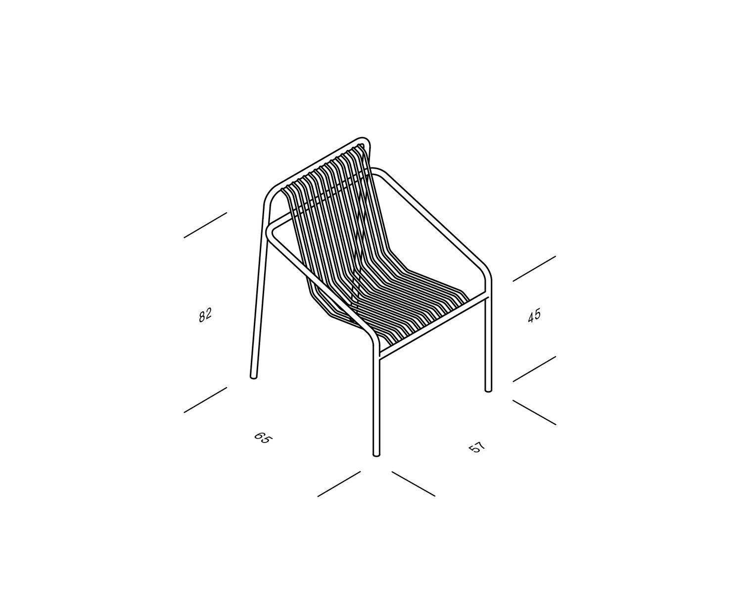 OUT - IVY Outdoor Stuhl