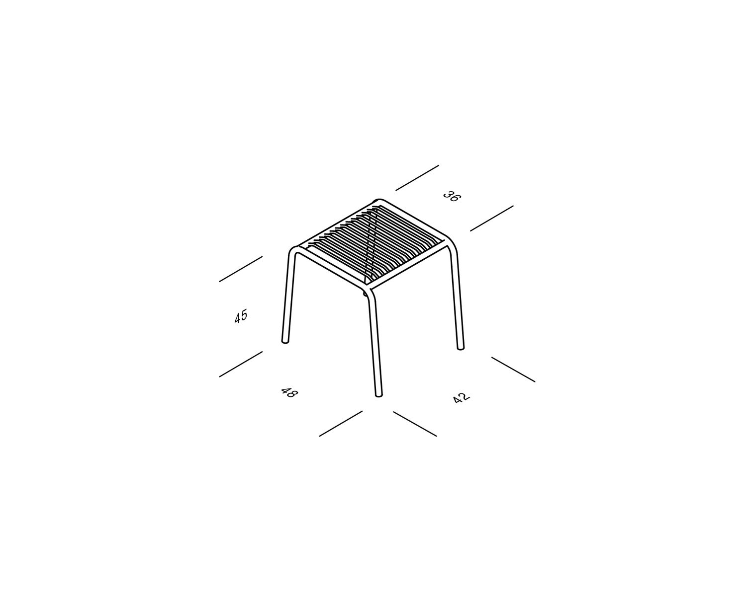 OUT - IVY Outdoor Hocker