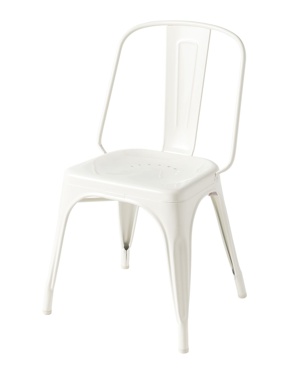 Tolix - Stuhl AC, Farbe: Blanc pur