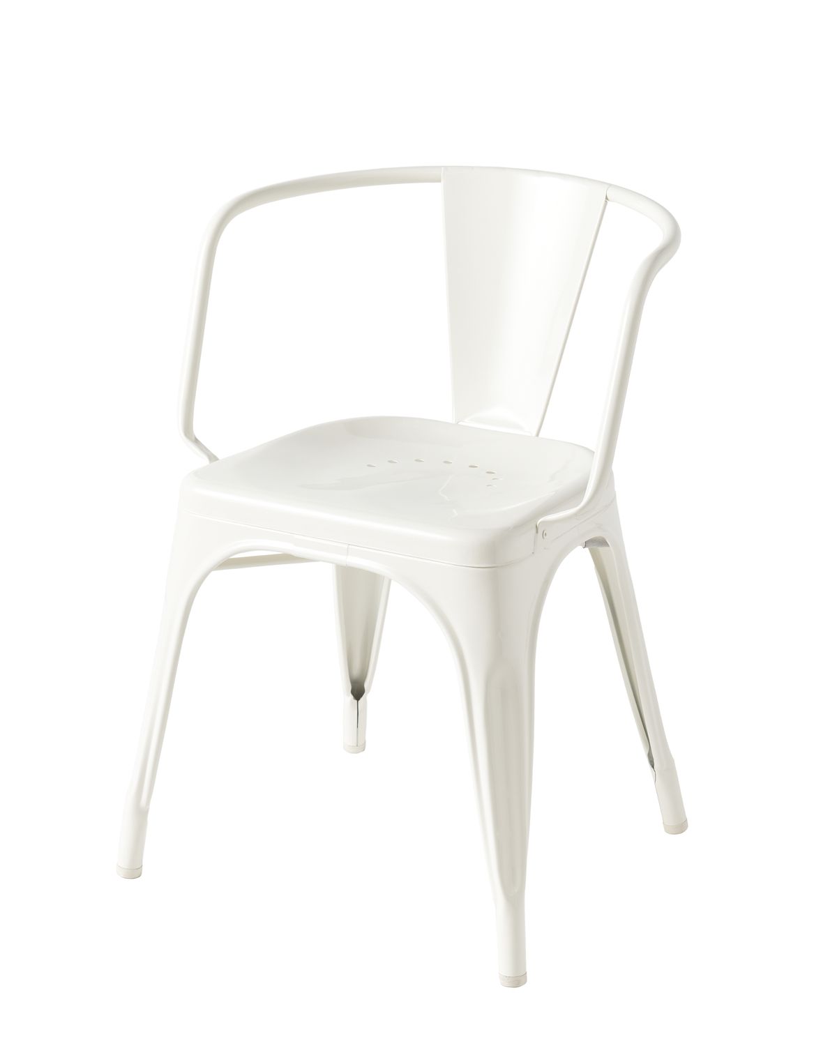 Tolix - Stuhl AC16, Farbe: Blanc pur