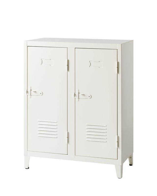 Tolix - Schrank B2, Farbe: Blanc pur