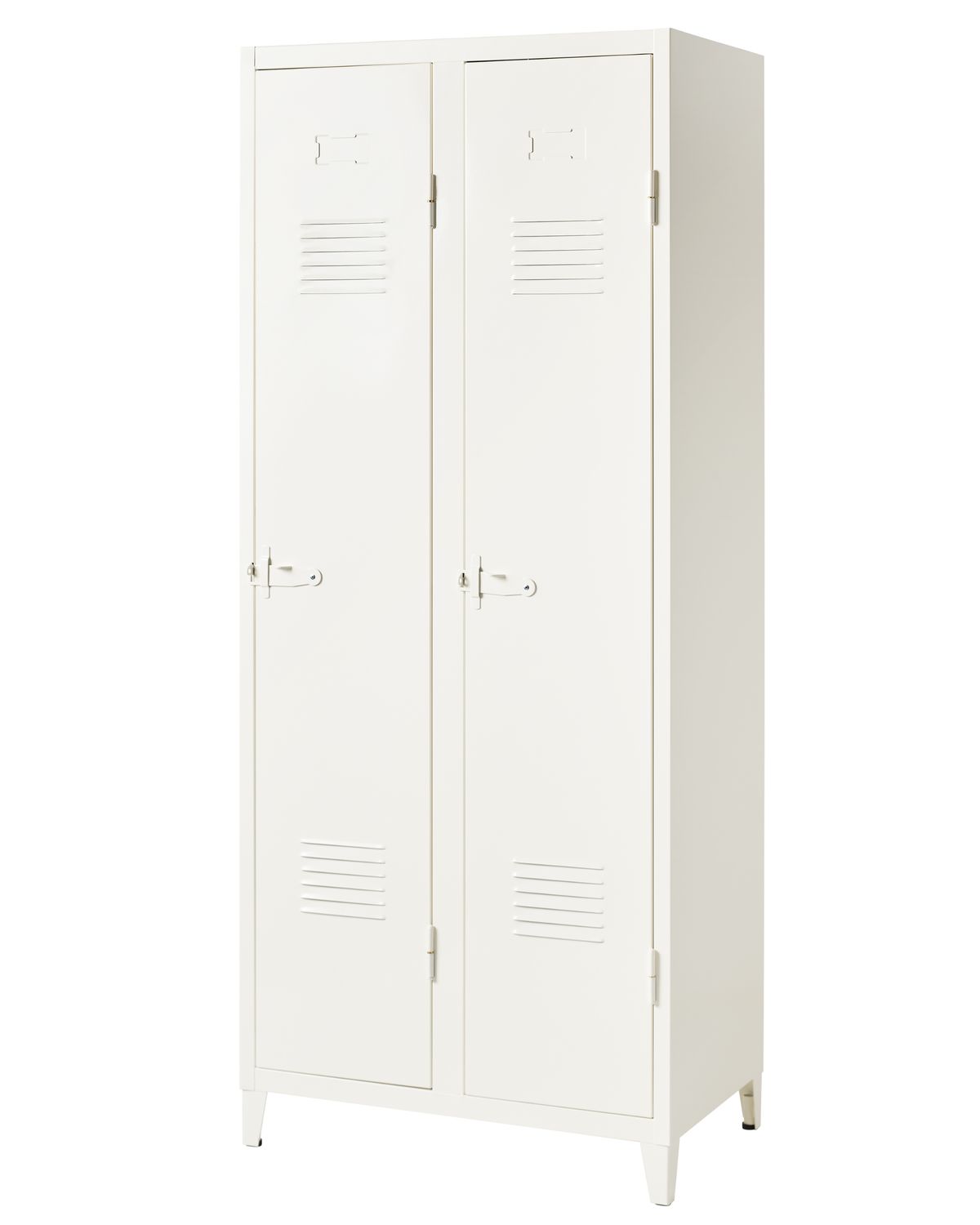 Tolix - Garderobenschrank B2, Farbe: Blanc pur
