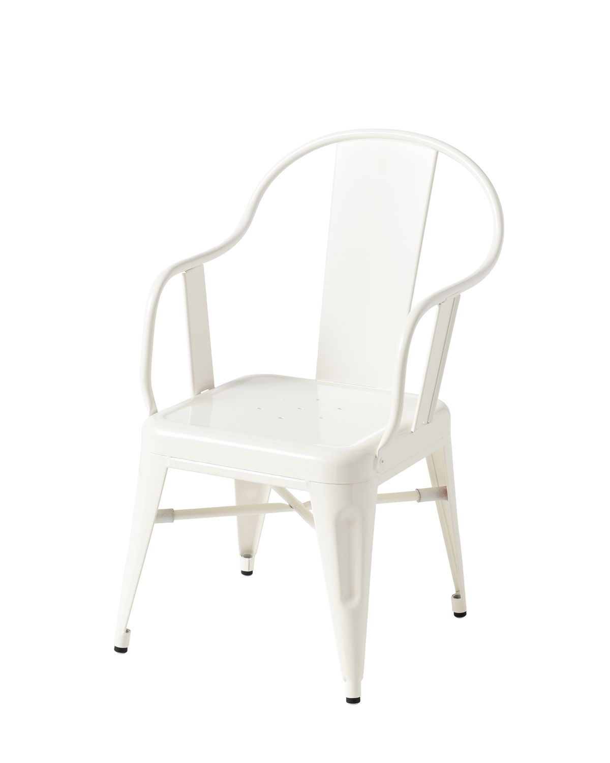Tolix - Kindersessel Mouette, Farbe: Blanc pur