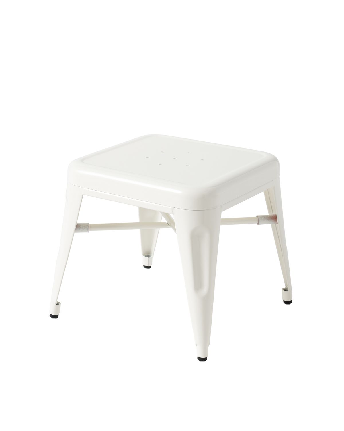Tolix - Kinderhocker Mouette, Farbe: Blanc pur