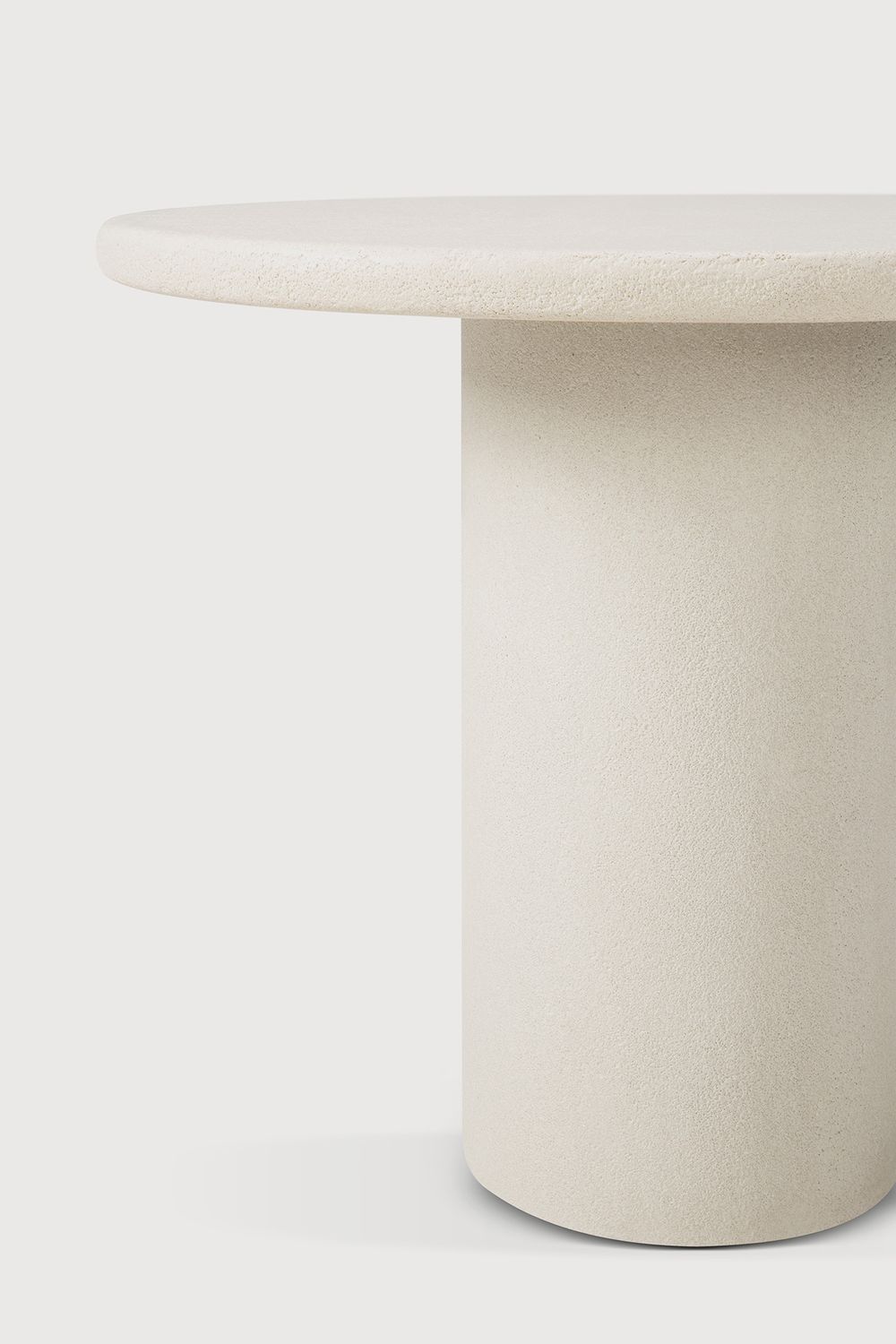 Ethnicraft - Elements Esstisch - Off White, rund