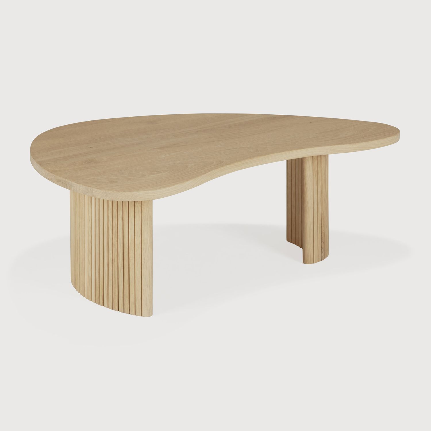 Ethnicraft - Boomerang Couchtisch - Eiche, Grösse: 90 x 61 x 29cm