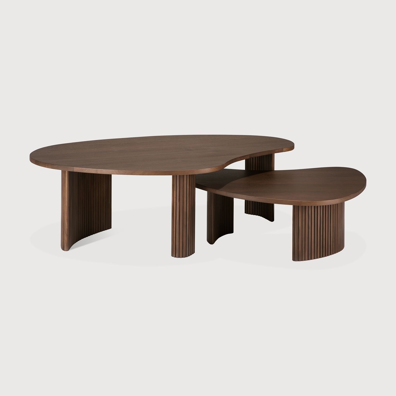 Ethnicraft - Boomerang Couchtisch - Teak braun
