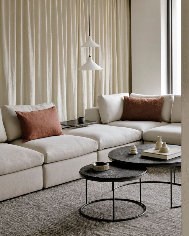 Ethnicraft - Nesting Couchtisch Set - Slice Umber