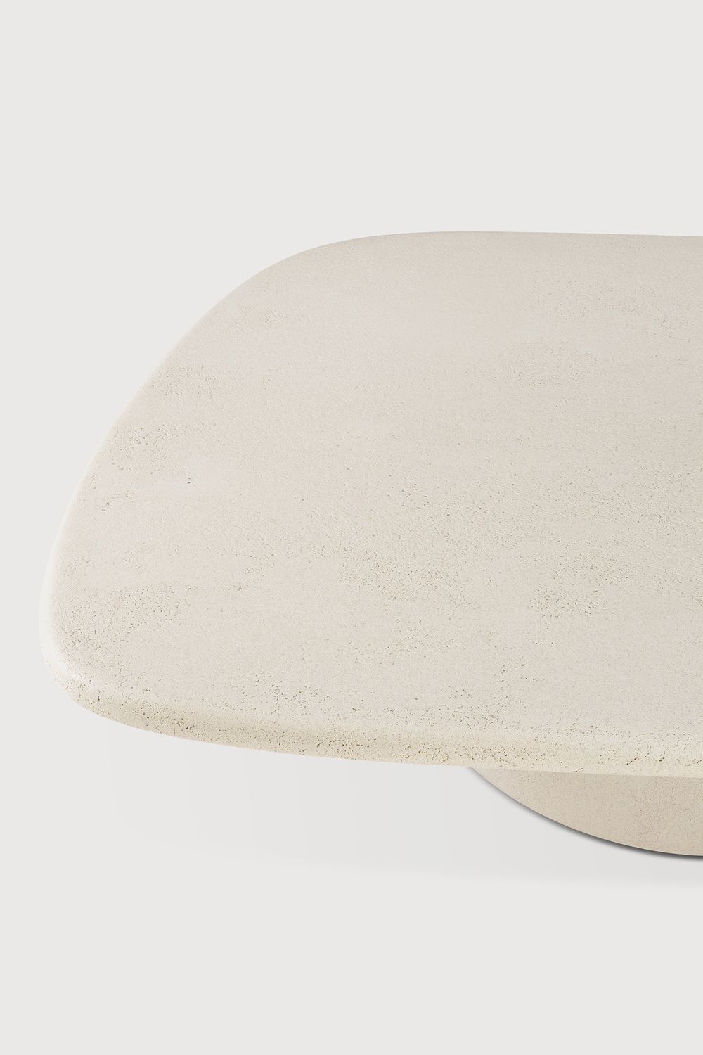 Ethnicraft - Elements Couchtisch - Off White, Kiesel