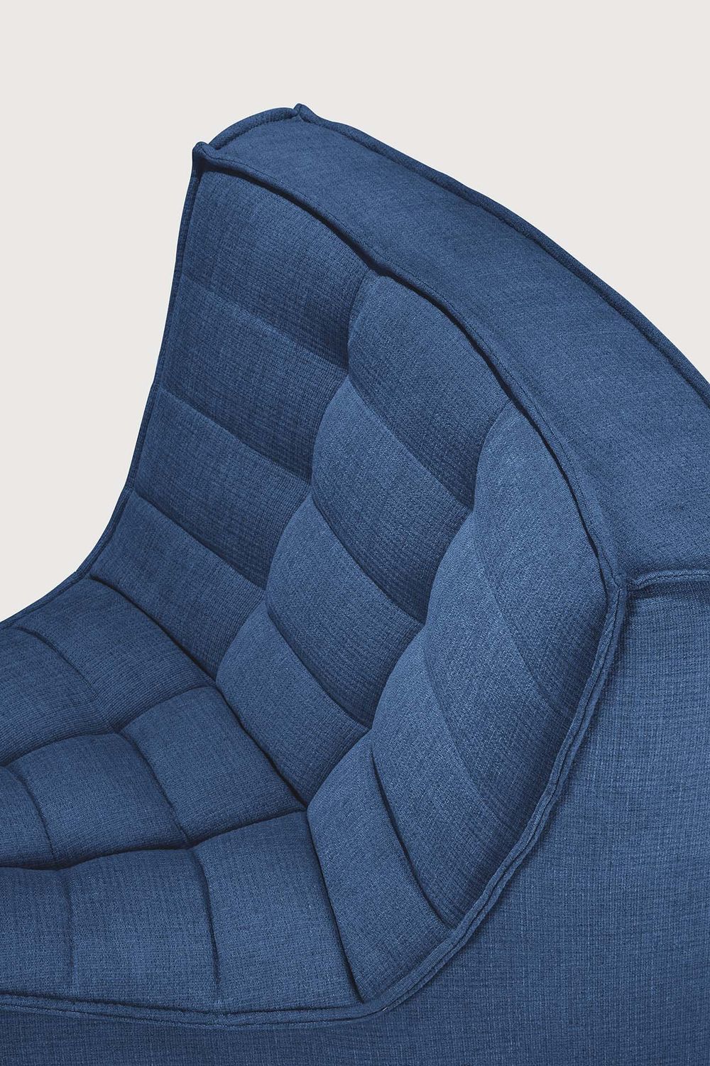 Ethnicraft - N701 Sofa - runde Ecke 45¬∞, Blau
