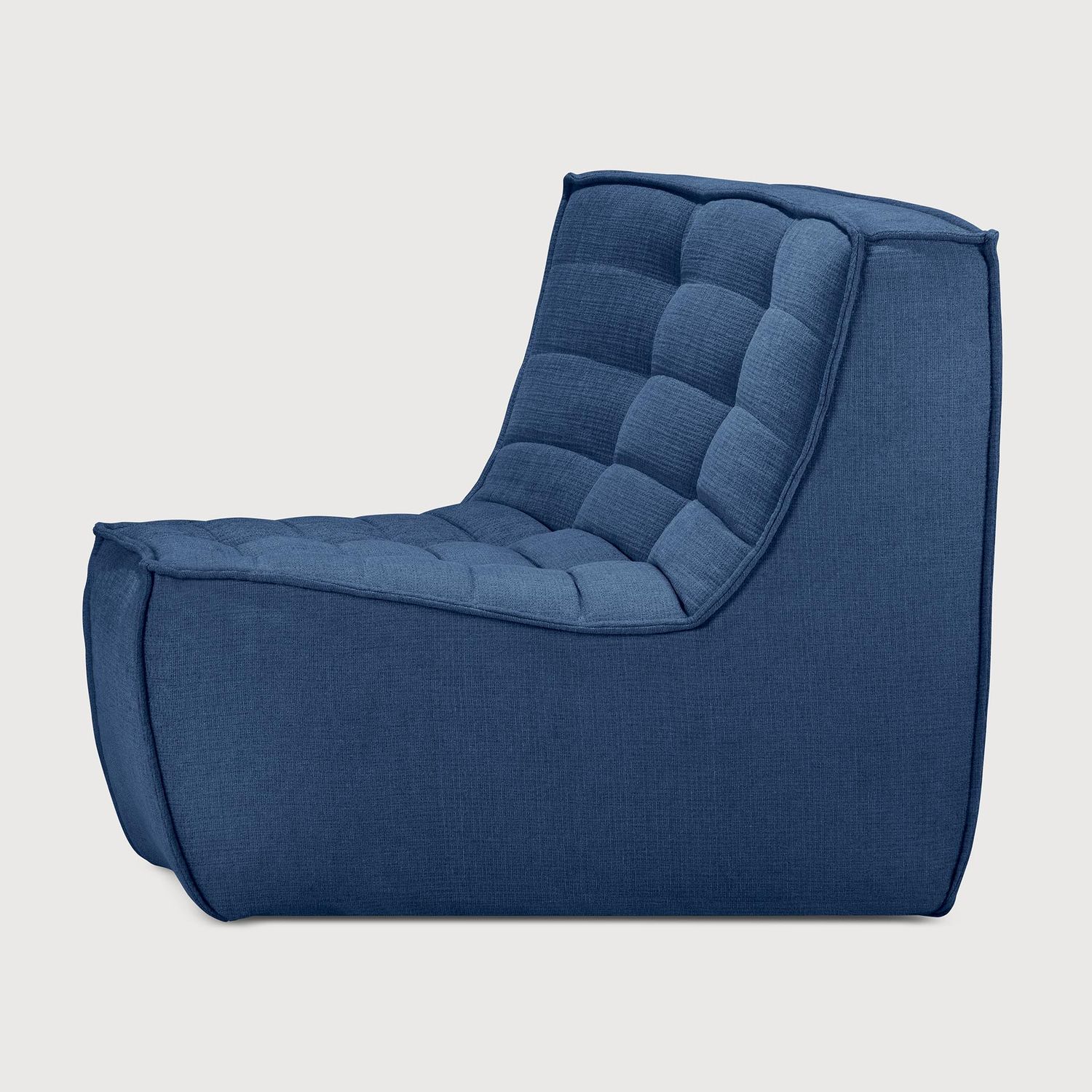 Ethnicraft - N701 Sofa - runde Ecke 45¬∞, Blau