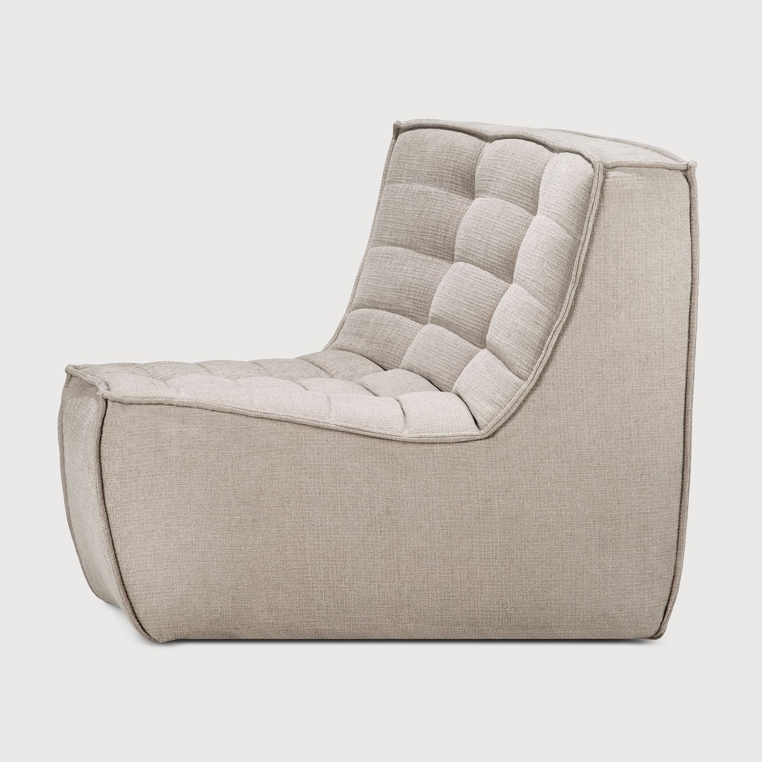 Ethnicraft - N701 Sofa - runde Ecke 45¬∞, Beige