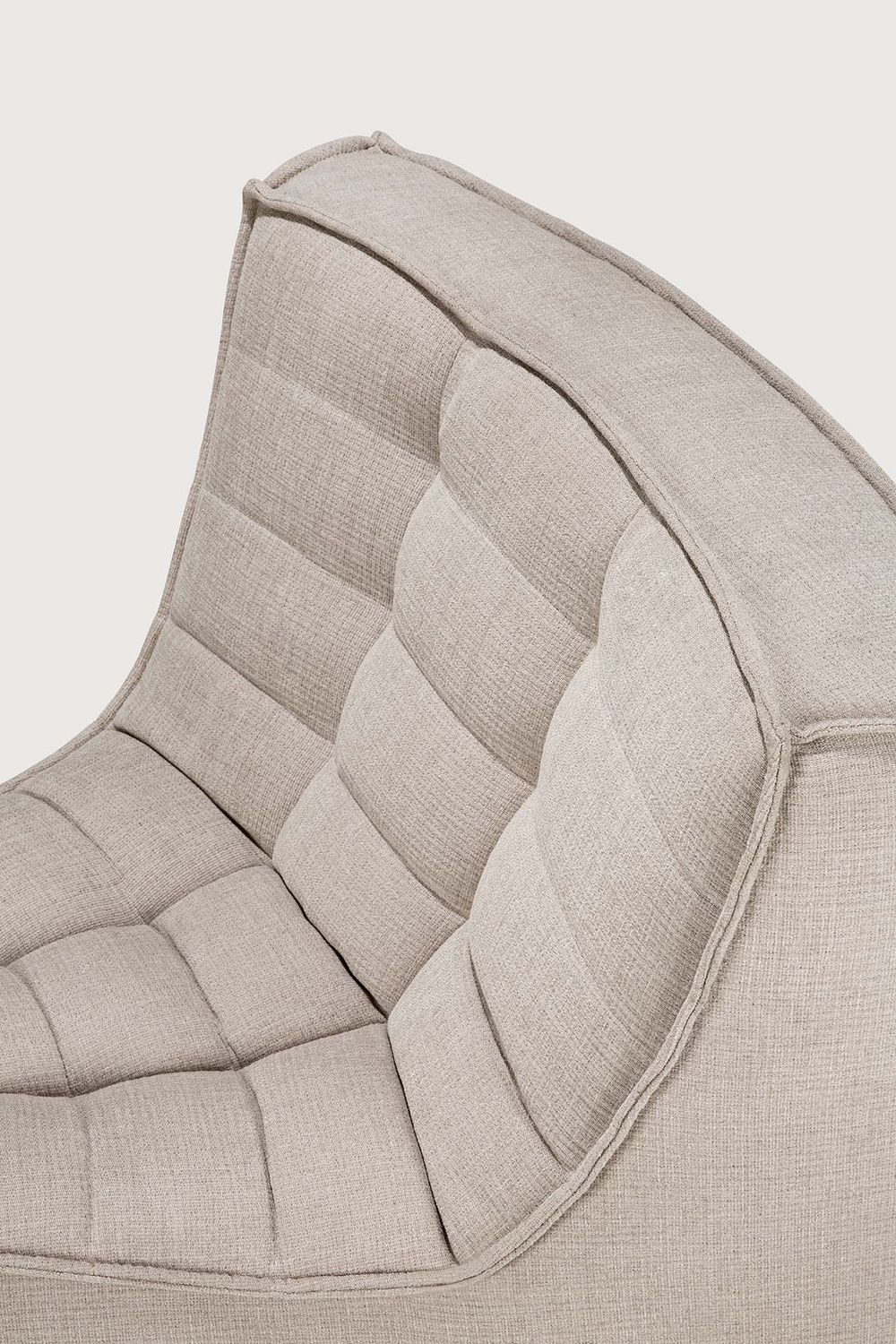 Ethnicraft - N701 Sofa - runde Ecke 45¬∞, Beige