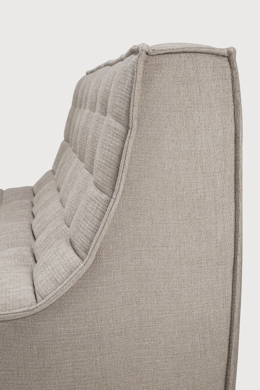Ethnicraft - N701 Sofa - 2 Sitzer, Ecru, Eco Stoff