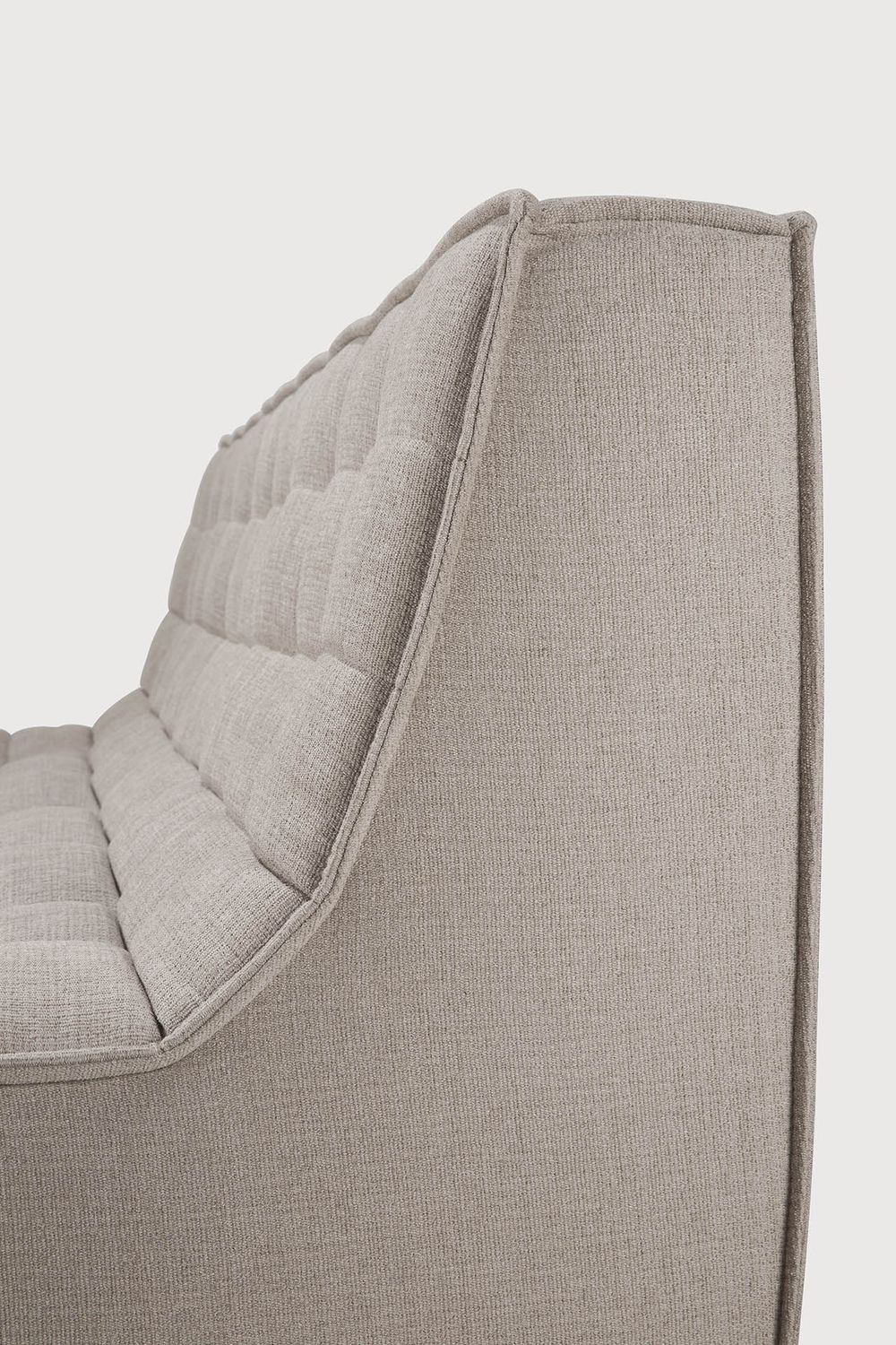 Ethnicraft - N701 Sofa - 3 Sitzer, Ecru, Eco Stoff