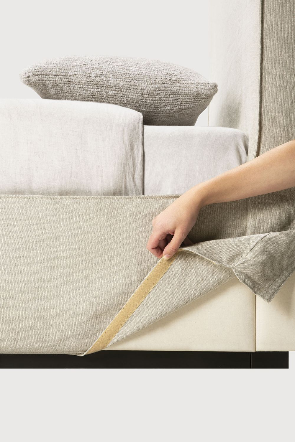 Ethnicraft - Revive Bett - Sand, 90cm