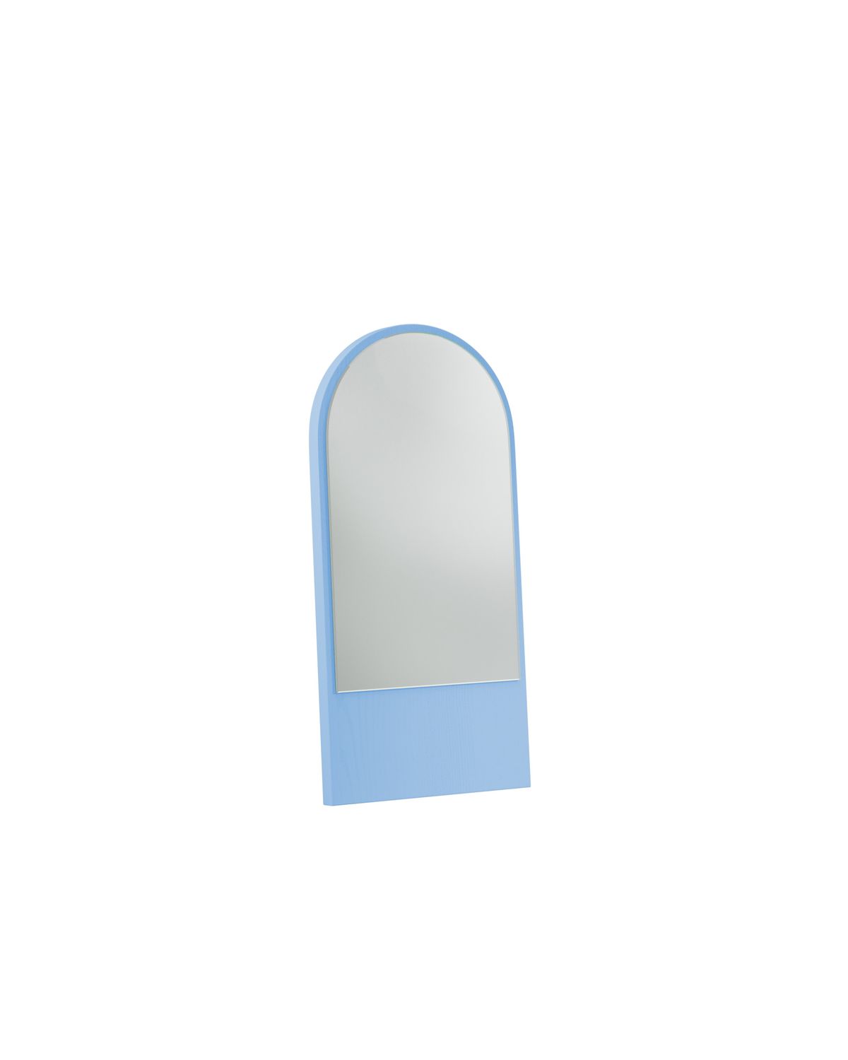 OUT - FRIEDRICH Mini Spiegel, Farbe: Himmelblau - Esche lackiert