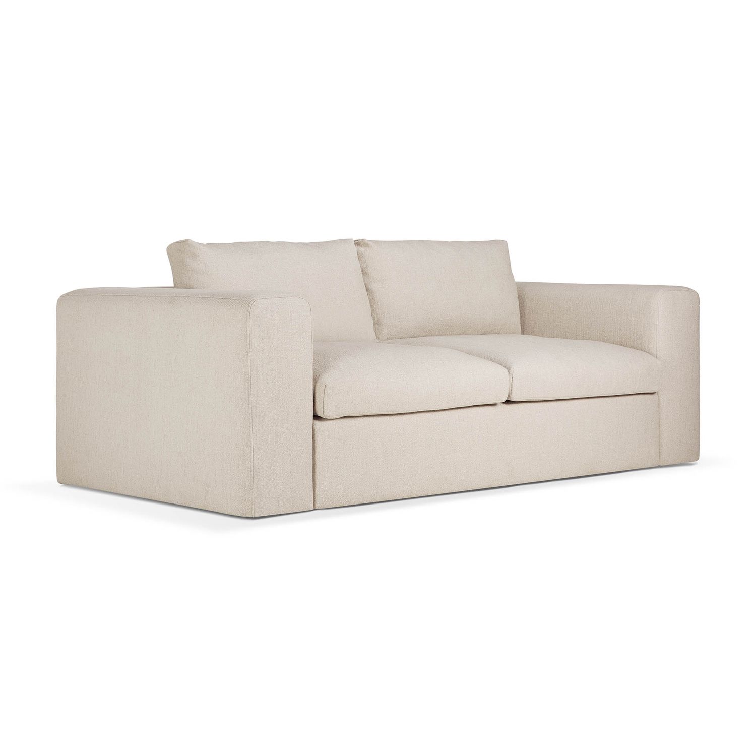Ethnicraft - Mellow Sofa - Off White, Eco Stoff