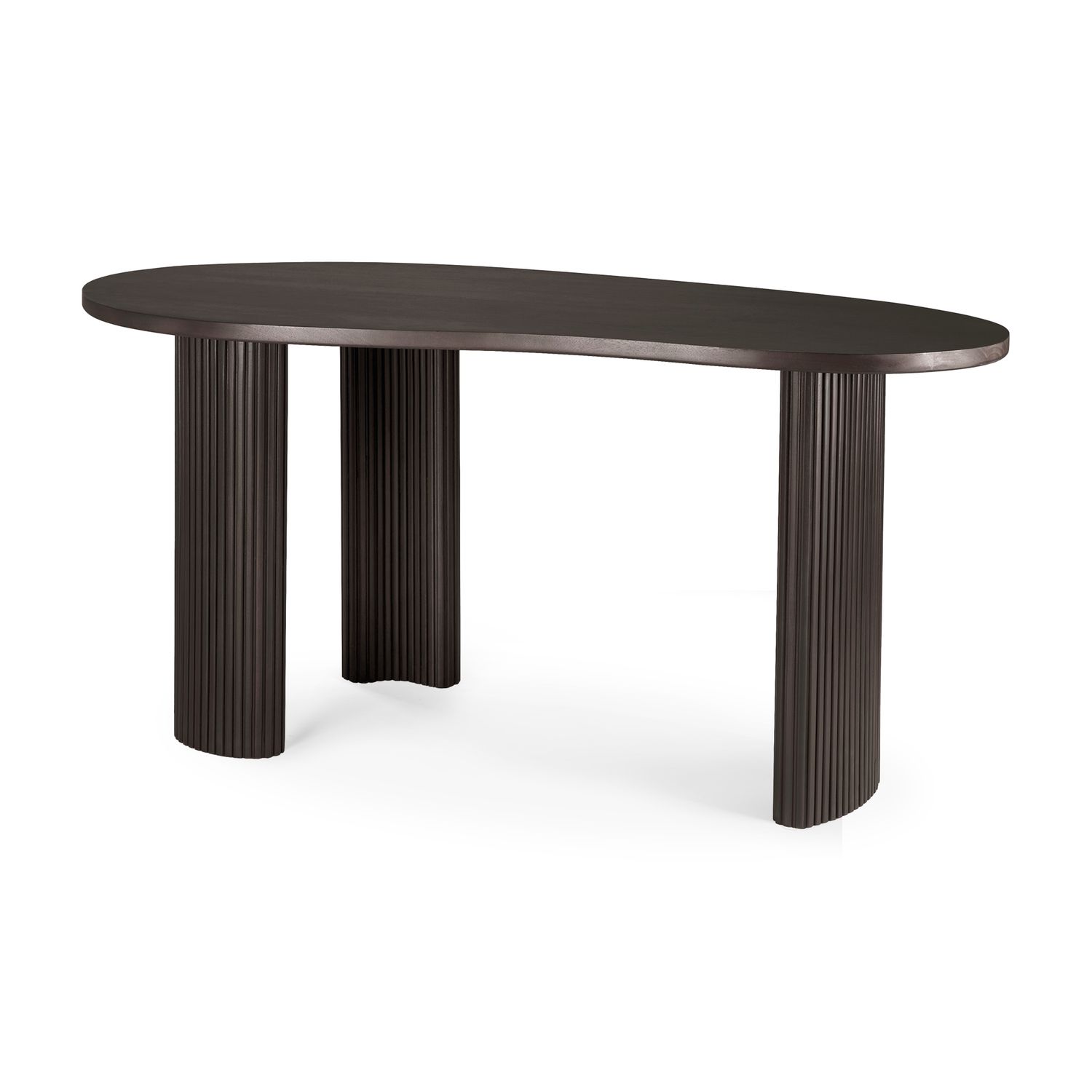 Ethnicraft - Boomerang Schreibtisch - Mahagoni, Grösse: (L) 160cm x (B) 83cm