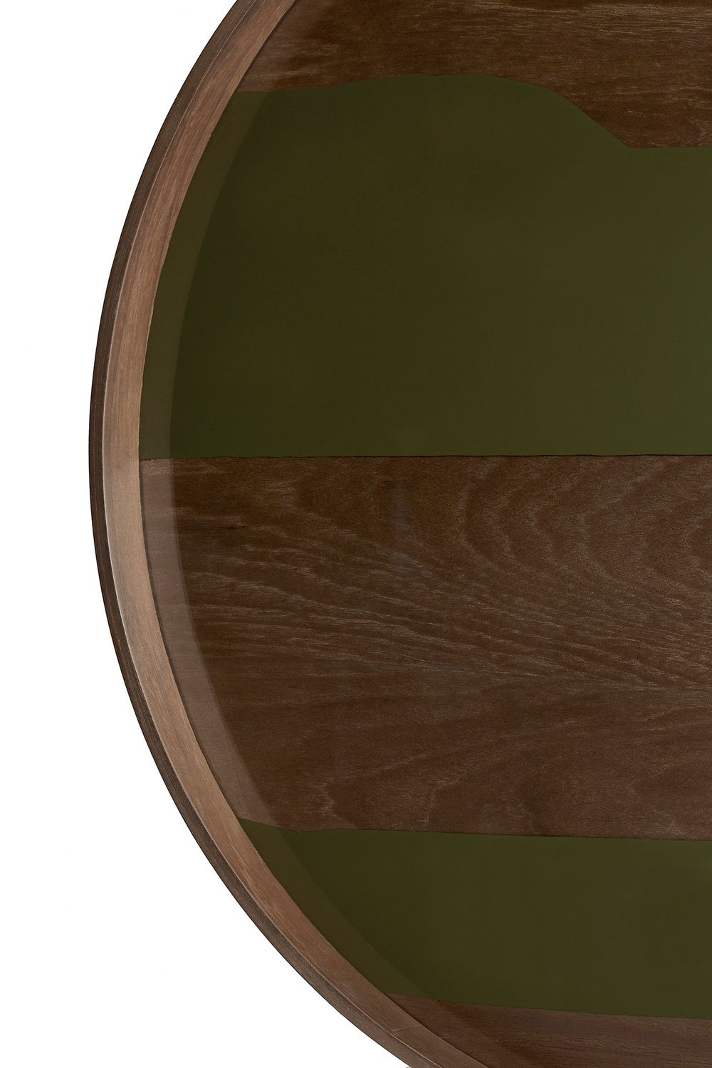 Ethnicraft - Tablett rund XL - Glas, Second Nature
