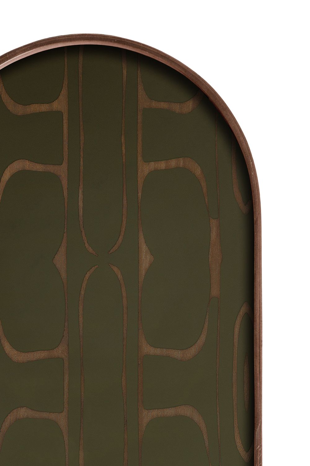 Ethnicraft - Tablett oval M - Glas, Second Nature
