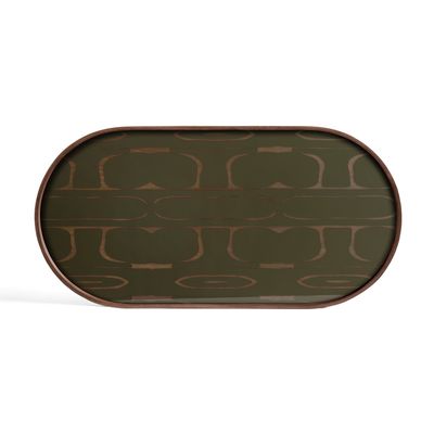 Ethnicraft - Plateau ovale M - Verre, Second Nature