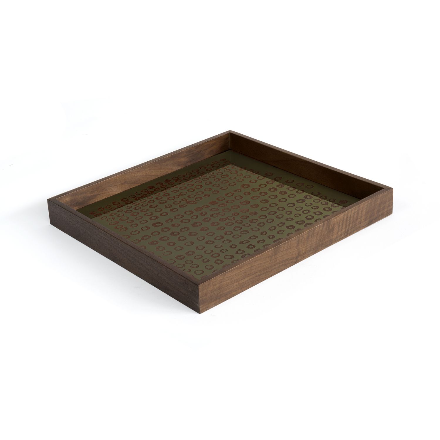 Ethnicraft - Tablett quadratisch S - Glas, Second Nature