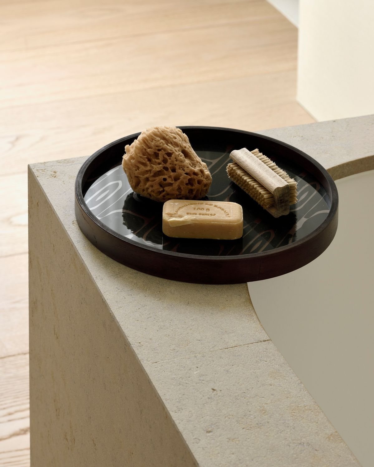 Ethnicraft - Valet Tray rund - Glas, Second Nature