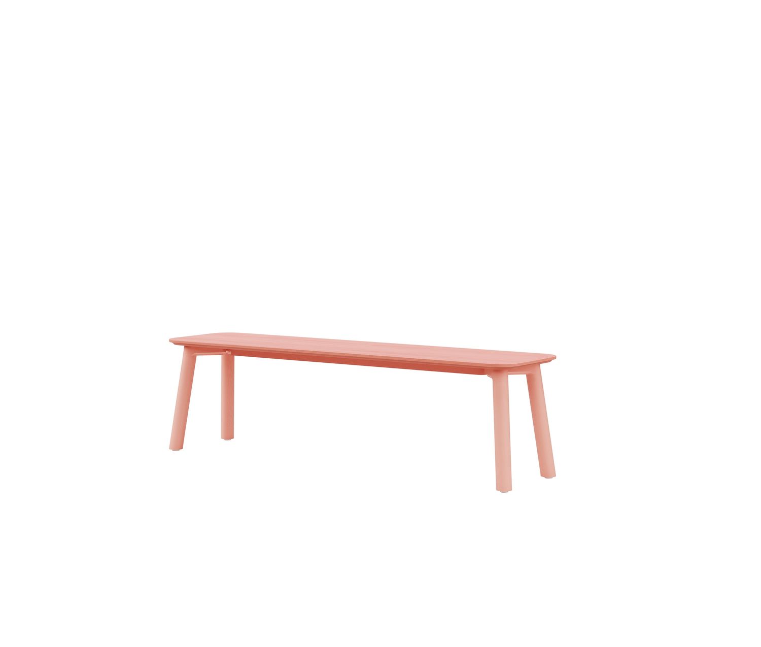 OUT - MEYER COLOR Bank, Breite: 160cm, Farbe: Aprikosa - Esche lackier
