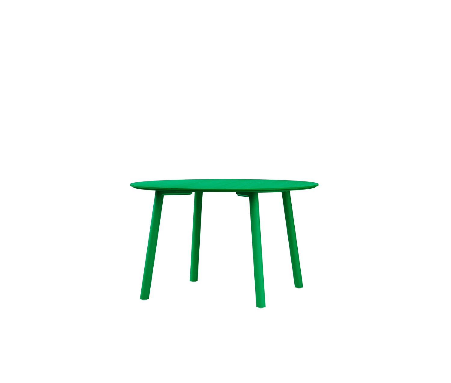 OUT - MEYER COLOR Tisch - rund, Farbe: Smaragd - Esche lackiert