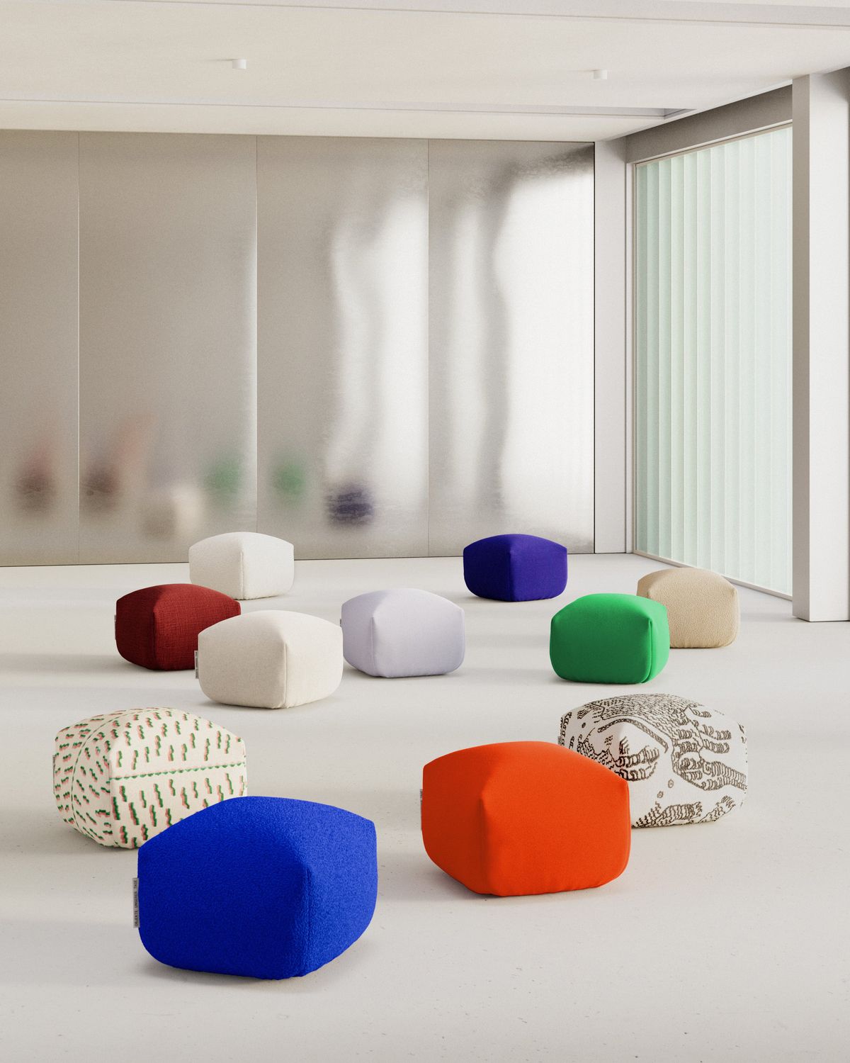 OUT - SANDER Sofa - Pouf