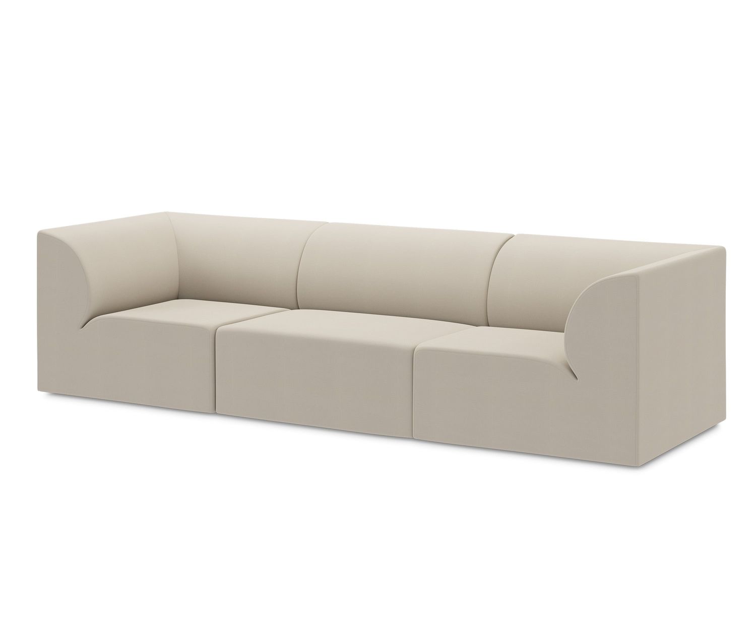 OUT - WEBER Sofa - Design 02, Farbe: Beige