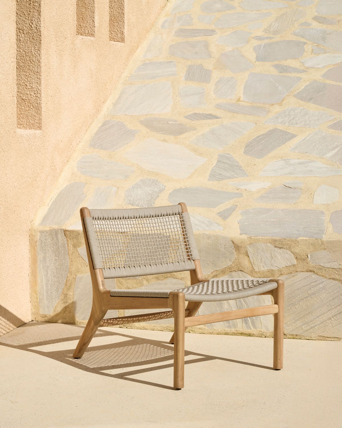 Ethnicraft - Jack Woven Loungesessel Outdoor