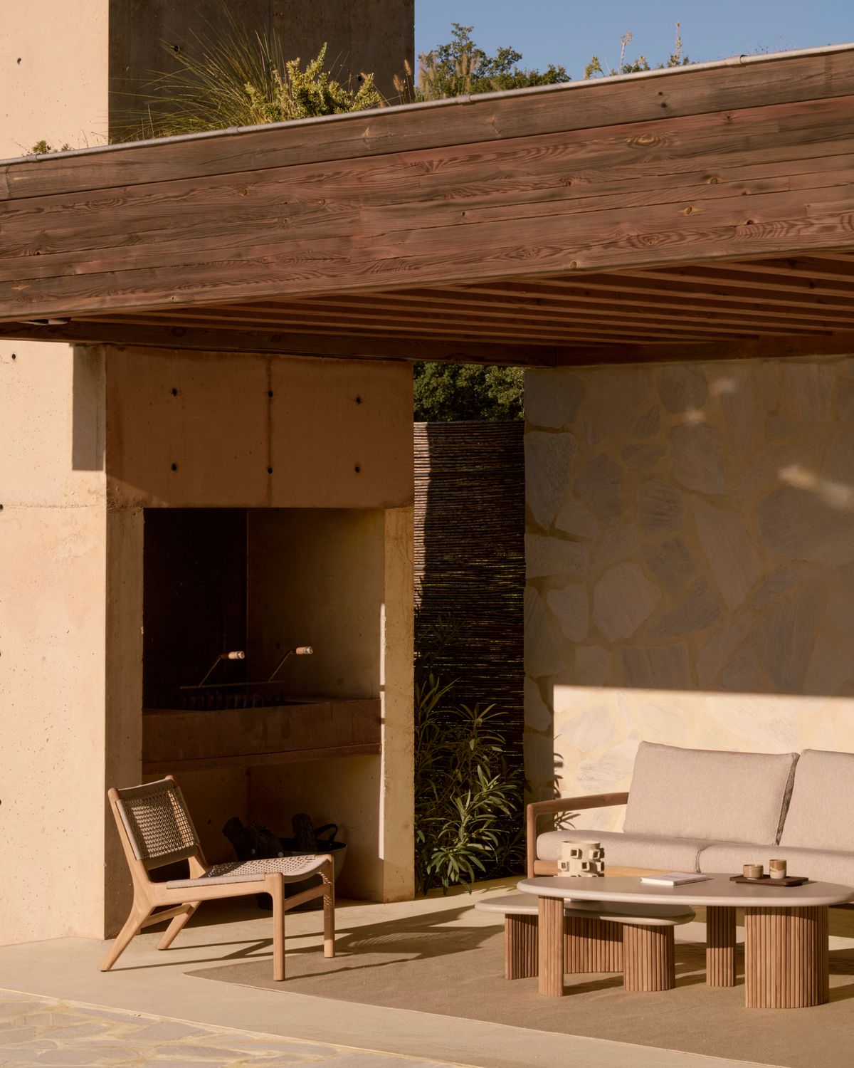 Ethnicraft - Jack Woven Loungesessel Outdoor