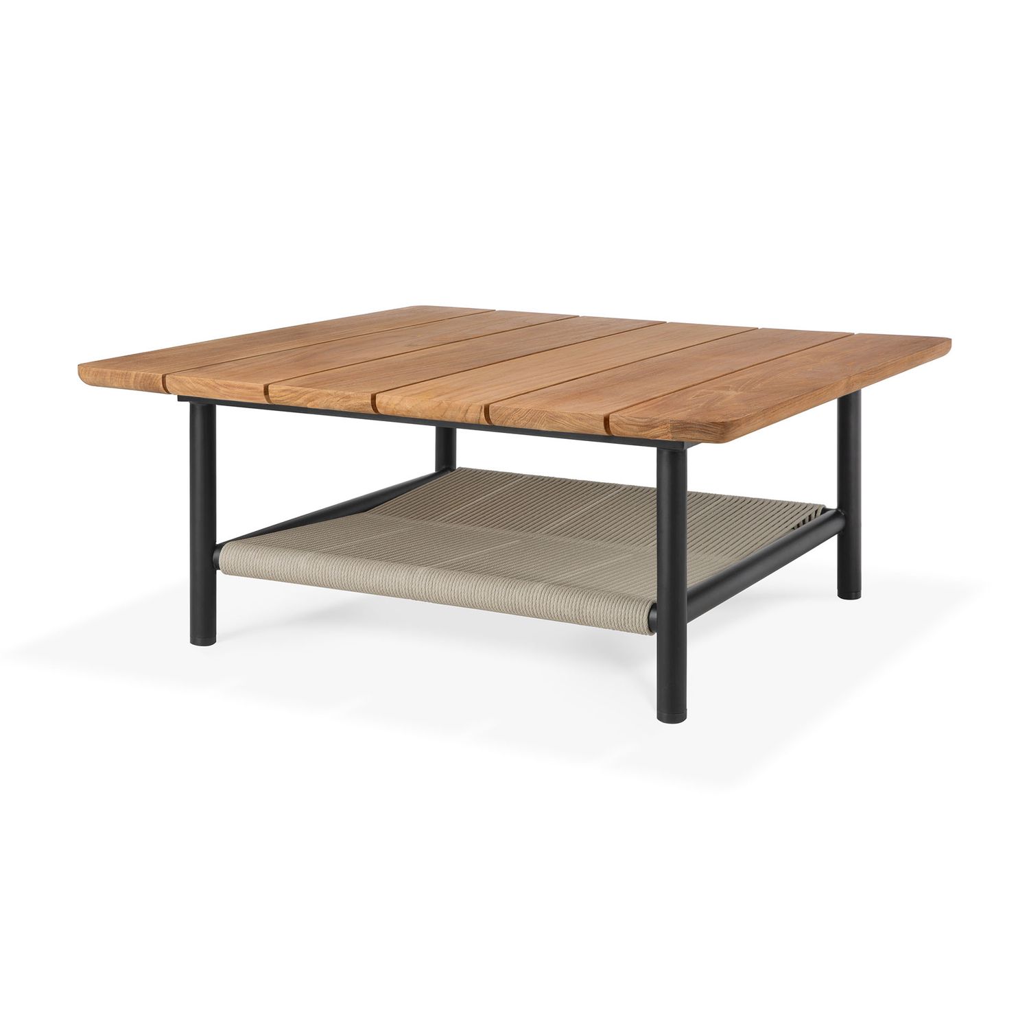 Ethnicraft - Corbey Couchtisch Outdoor - Teak, Aluminium