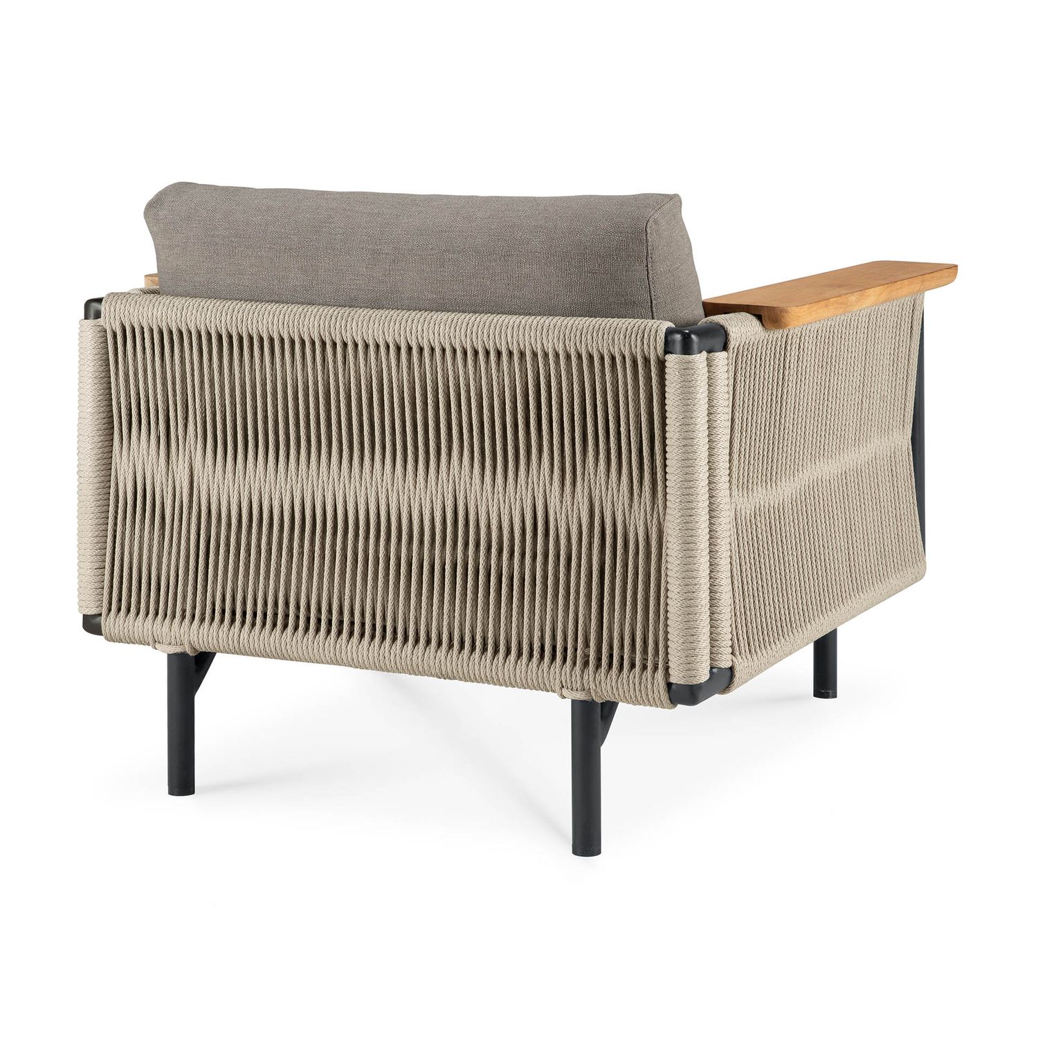 Ethnicraft - Corbey Loungesessel Outdoor - Aluminium