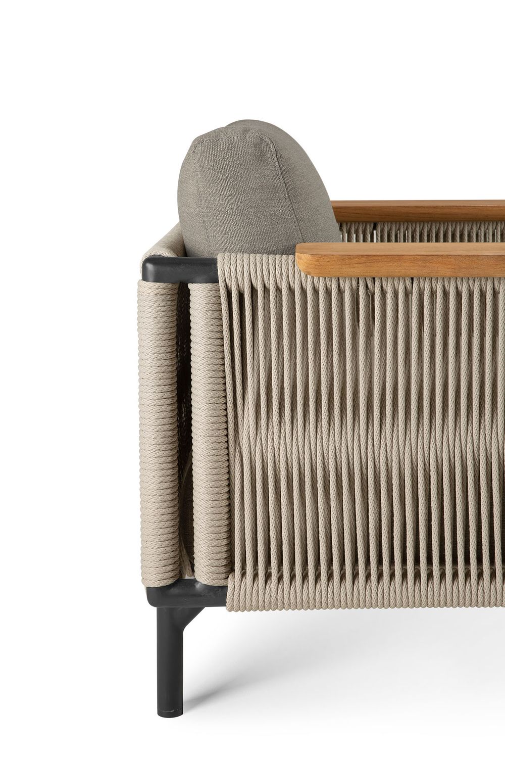 Ethnicraft - Corbey Loungesessel Outdoor - Aluminium