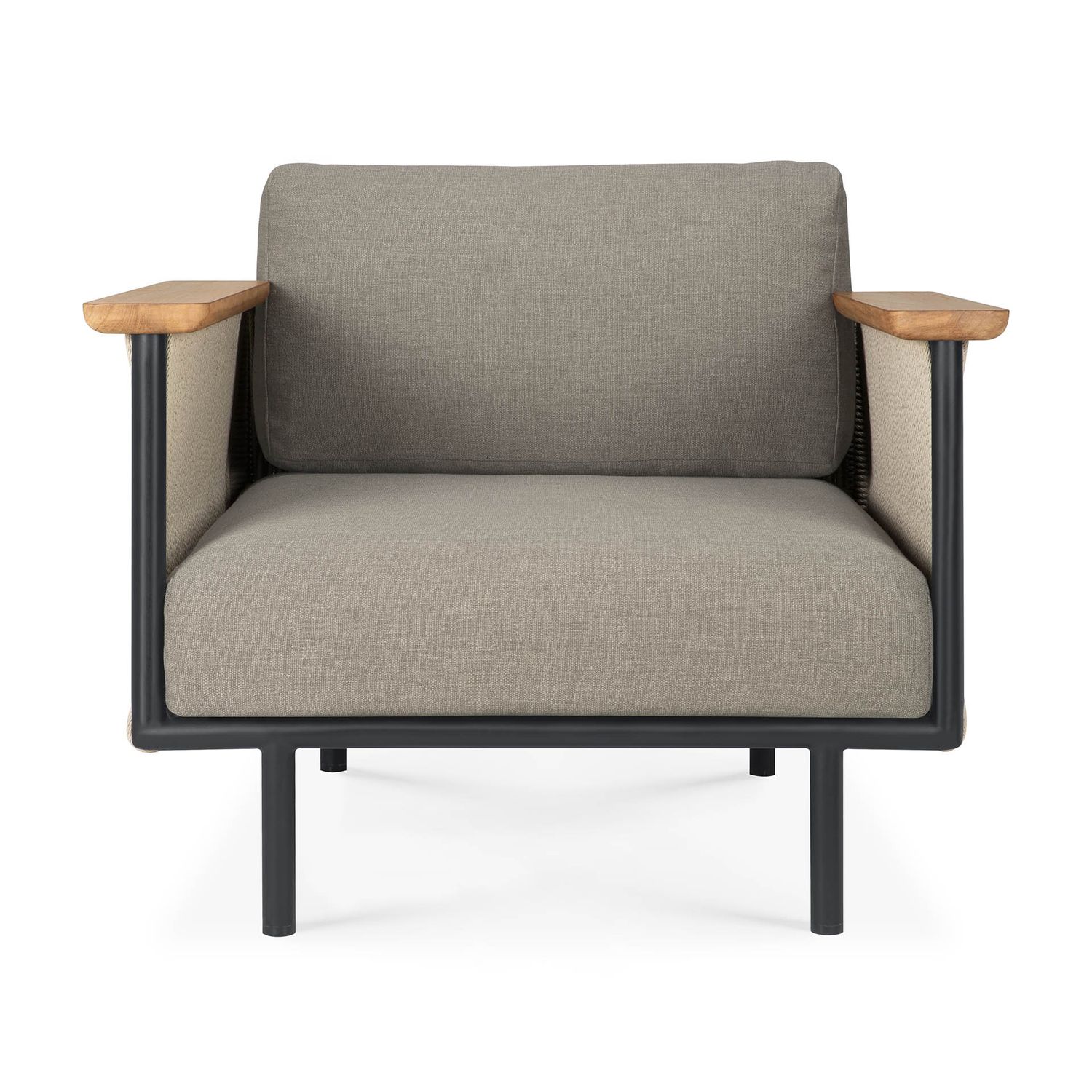 Ethnicraft - Corbey Loungesessel Outdoor - Aluminium