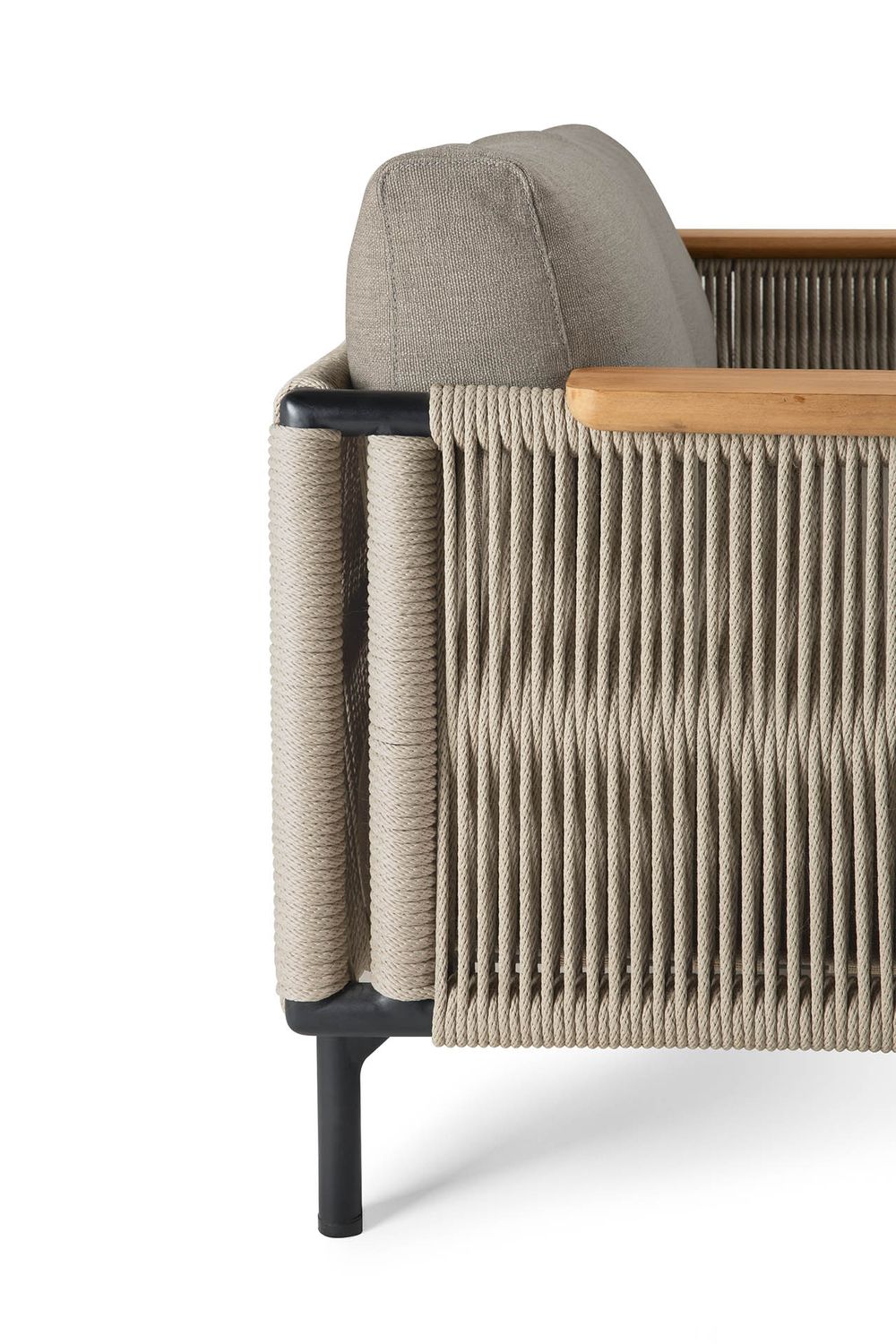 Ethnicraft - Corbey Sofa Outdoor, 2-Sitzer - Aluminium