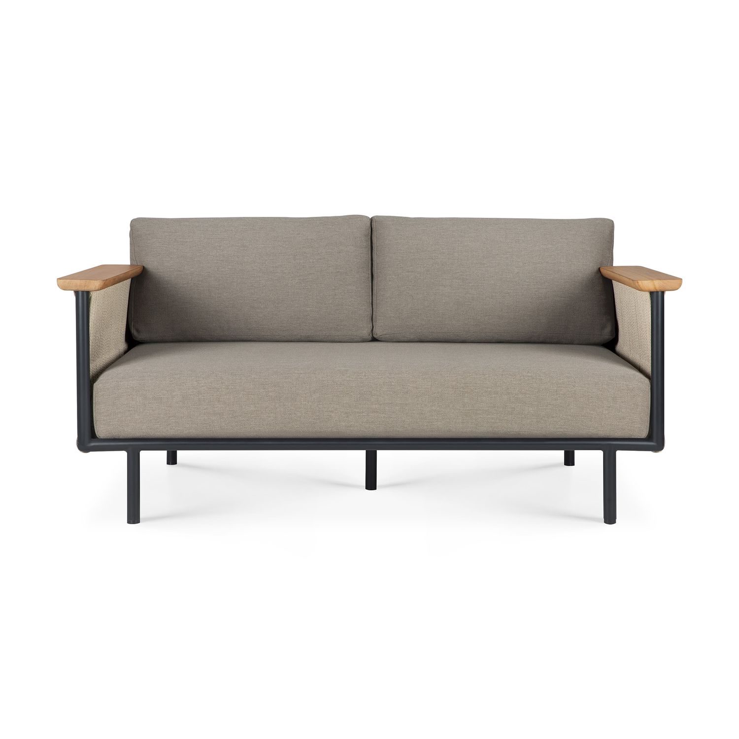 Ethnicraft - Corbey Sofa Outdoor, 2-Sitzer - Aluminium