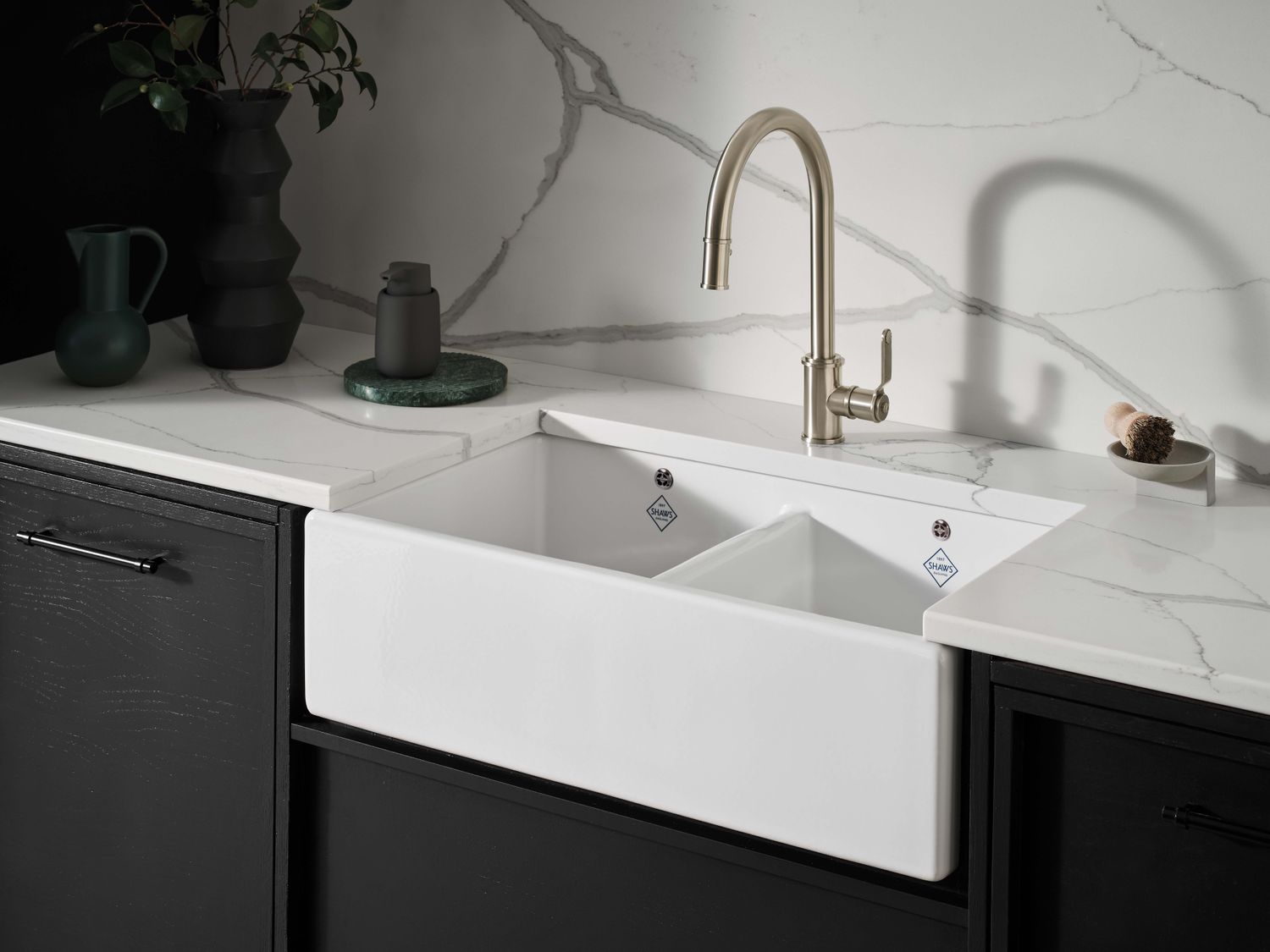 Perrin &amp; Rowe - ARMSTRONG Küchenarmatur - Monoblock, mit Ausziehbrause